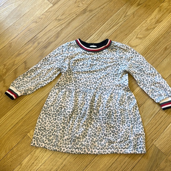 Splendid Leopard Sweater Dress - Picture 1 of 3